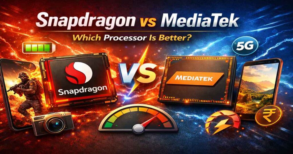 Feature Image of Snapdragon vs MediaTek